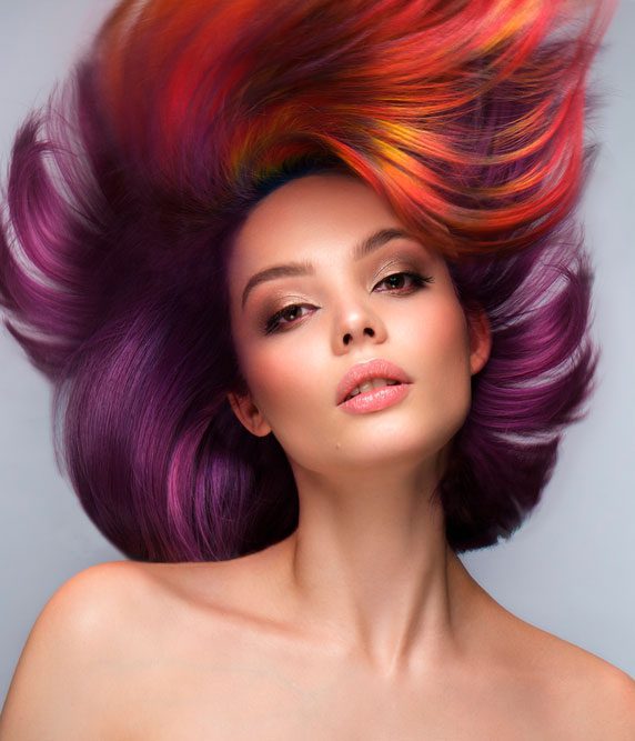 red purple hair dye